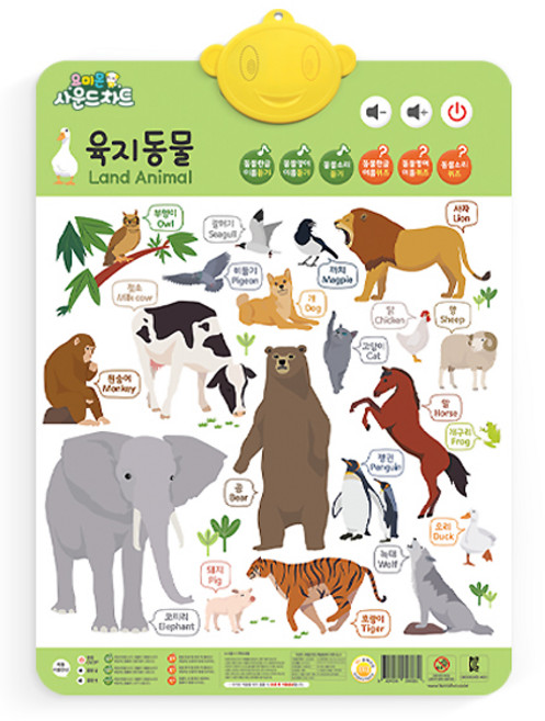 요미몬 사운드차트, 육지동물, 유비윈