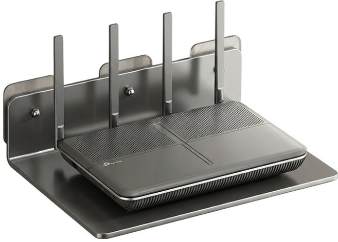 다온 세련된 실용적인 튼튼한 무타공 셋톱박스 브라켓 TYPE 2 220 x 170 x 50 mm, 1개