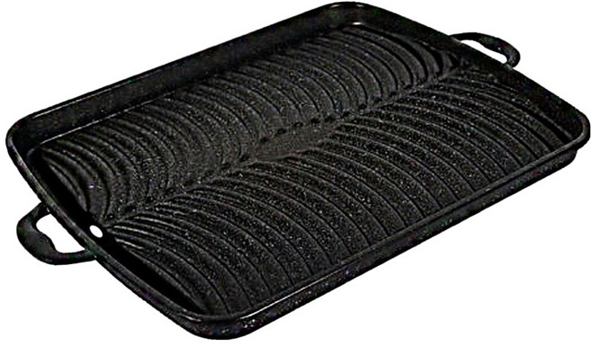 퀸센스 웨이브 사각 구이팬, 33cm, 1개