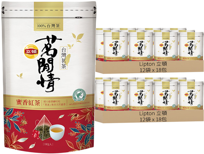 Lipton 立頓 茗閒情 蜜香紅茶, 2.8g, 18包, 24袋