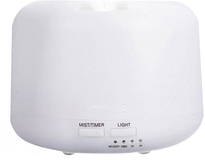 LifeShopping 香氛水氧機 300ml 加濕/香薰/淨化/夜燈 附贈遙控器, CAAD0029C, 白色