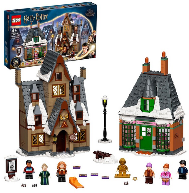 LEGO 樂高 76388 哈利波特系列 探訪活米村, 棕色 + 灰色, 1盒