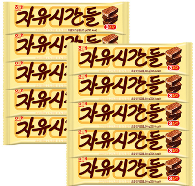 자유시간 자유시간들 3조각, 60g, 10개