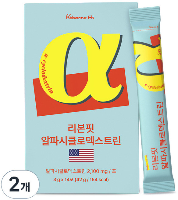 리본핏 알파 시클로덱스트린 14p, 42g, 2개