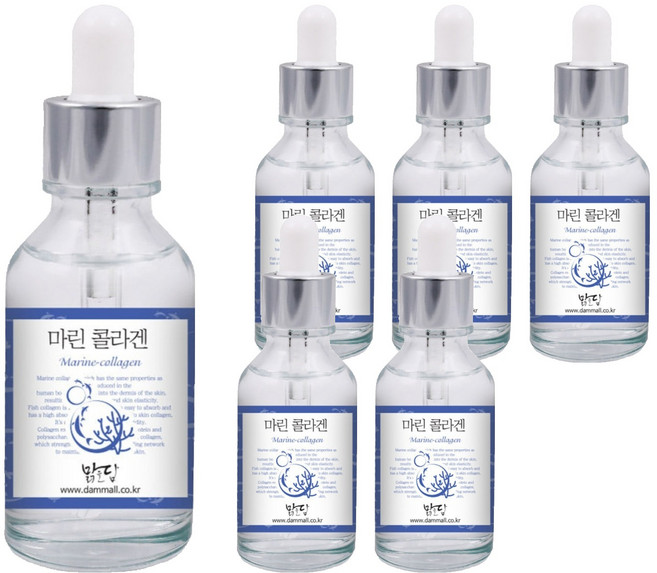 맑을담 마린 콜라겐 앰플, 30ml, 6개