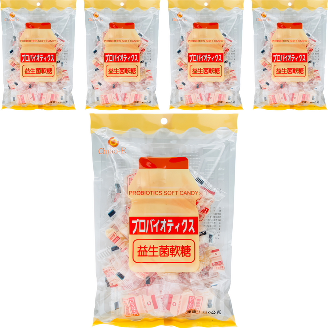 Chiao-E 巧益 益生菌軟糖 原味, 110g, 5袋