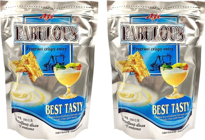 Aji 尼西亞 驚奇脆餅 香脆洋蔥風味, 280g, 2包