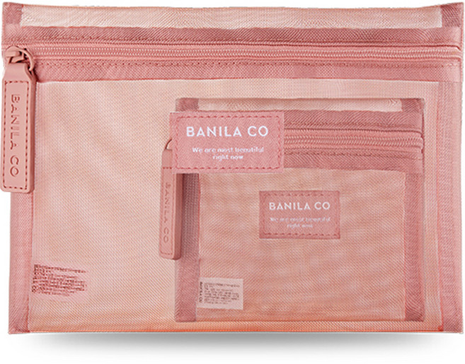 바닐라코 메쉬 파우치 2종 세트