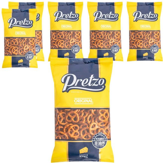 不囉嗦 起司風味 蝴蝶餅, 125g, 6包