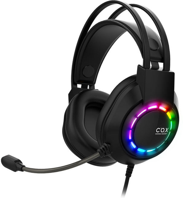 COX 초경량 가상7.1 LED 게이밍 헤드셋, 블랙, CH7