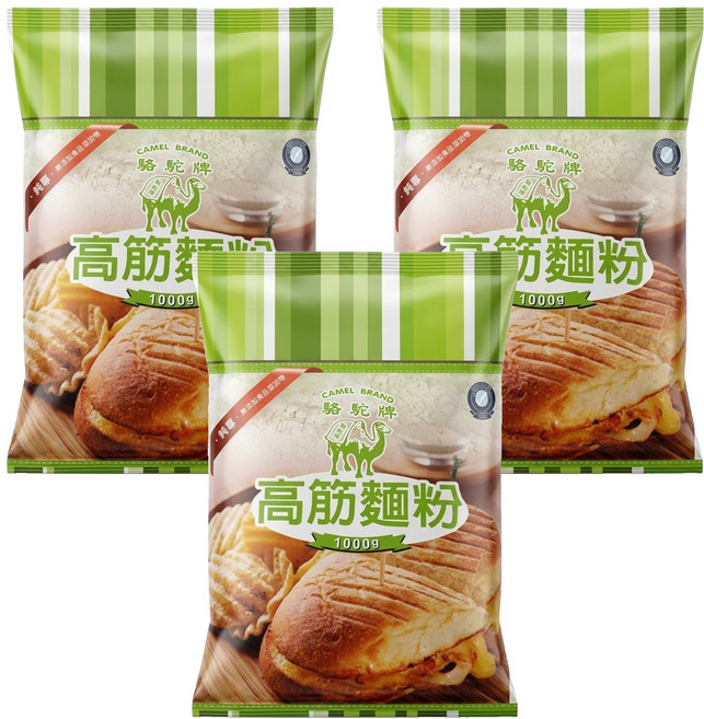 聯華製粉 高筋麵粉, 1kg, 3包