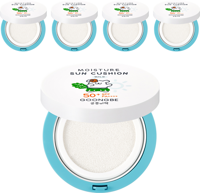 궁중비책 모이스처 유아 선쿠션 마일드 SPF50+ PA++++, 14g, 5개