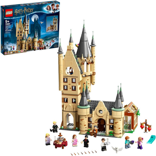 LEGO 75969 哈利波特系列, 霍格華茲天文塔 淺咖色 + 灰色, 1盒