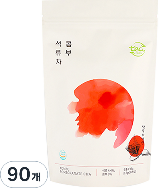 tea FREN 康普茶 紅石榴口味, 1.5g, 30入, 3個