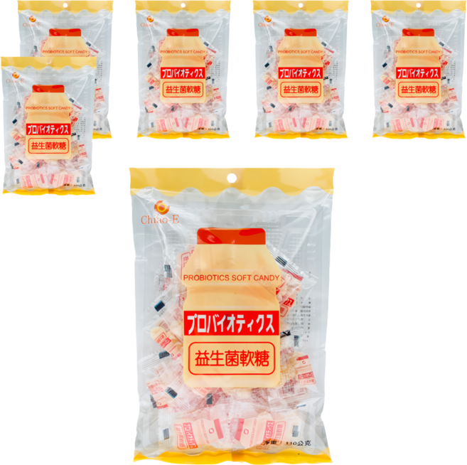 Chiao-E 巧益 益生菌軟糖 原味, 110g, 6袋