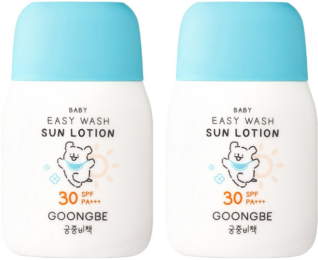 궁중비책 베이비 이지워시 선로션 SPF30 PA+++, 60g, 2개