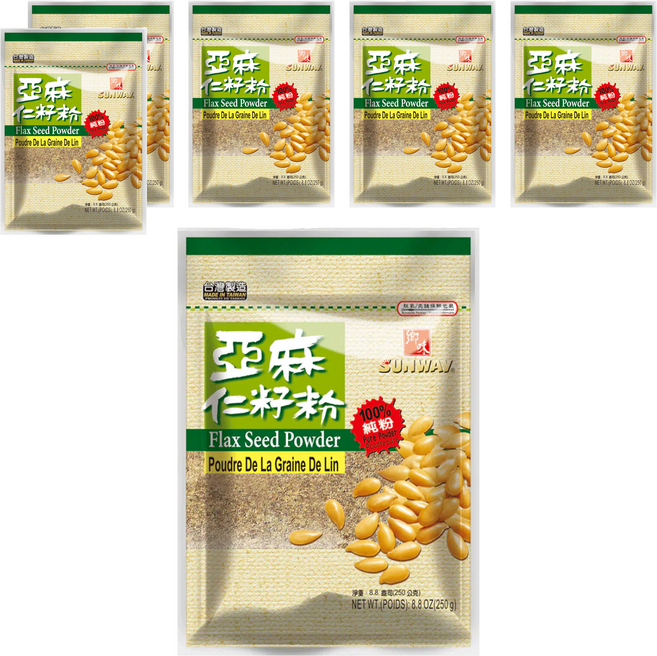 SUNWAY 鄉味 亞麻仁籽粉, 250g, 6包
