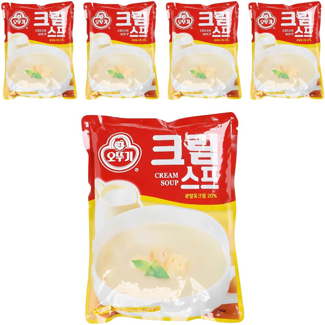 오뚜기 크림스프 1kg, 5개