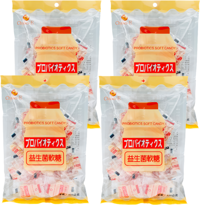 Chiao-E 巧益 益生菌軟糖 原味, 110g, 4袋