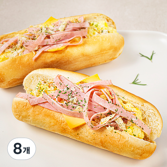 조르니키친 에그햄치즈 모닝핫도그, 150g, 8개