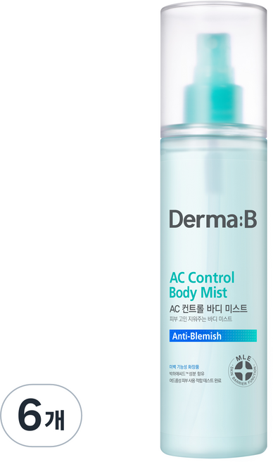더마비 AC 컨트롤 바디 미스트, 200ml, 6개