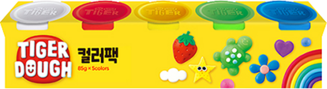 마이리틀타이거 도우 클레이 컬러팩, 1개, 혼합색상