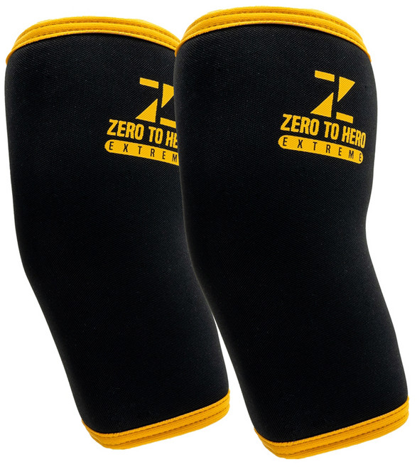 제로투히어로 파워리프팅 익스트림 팔꿈치 보호대 8mm 세트, 1세트, 혼합색상