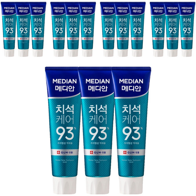 메디안 치석 잇몸 치약, 120g, 15개