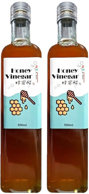 臺一 養蜂園 蜂蜜醋, 500ml, 2瓶