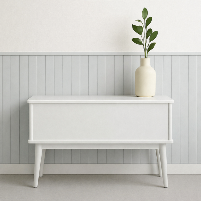 접착식 PS 루바템바보드 셀프 인테리어 벽면 리폼 패널 40 x 100 cm, 1개, TRA-427 연그레이