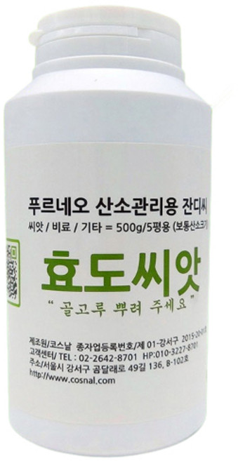 푸르네오 효도씨앗 산소관리용 잔디씨앗, 1개