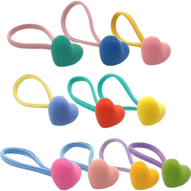 스타일플래닛 컬러풀 키치 캔디 머리끈 10종 세트