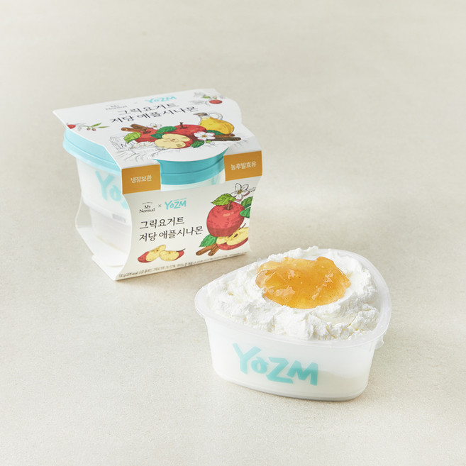 마이노멀 그릭요거트 저당 애플시나몬, 1개, 1개입, 130g