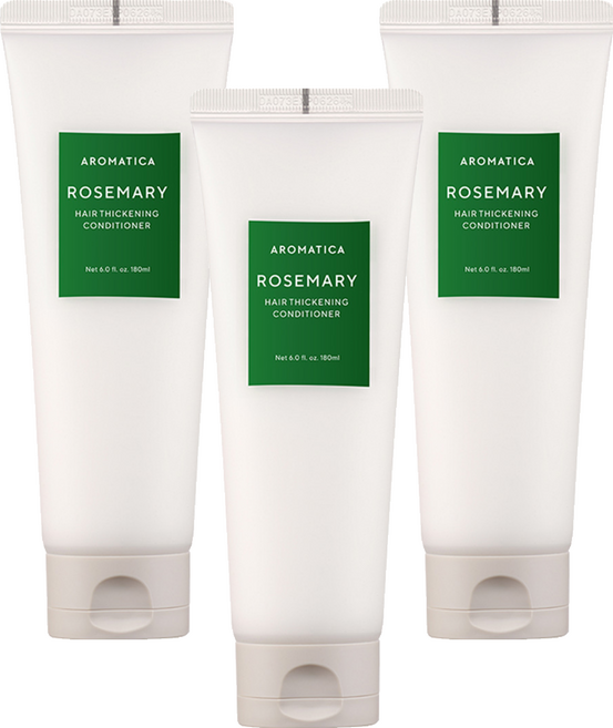아로마티카 로즈마리 헤어 씨크닝 컨디셔너, 180ml, 3개