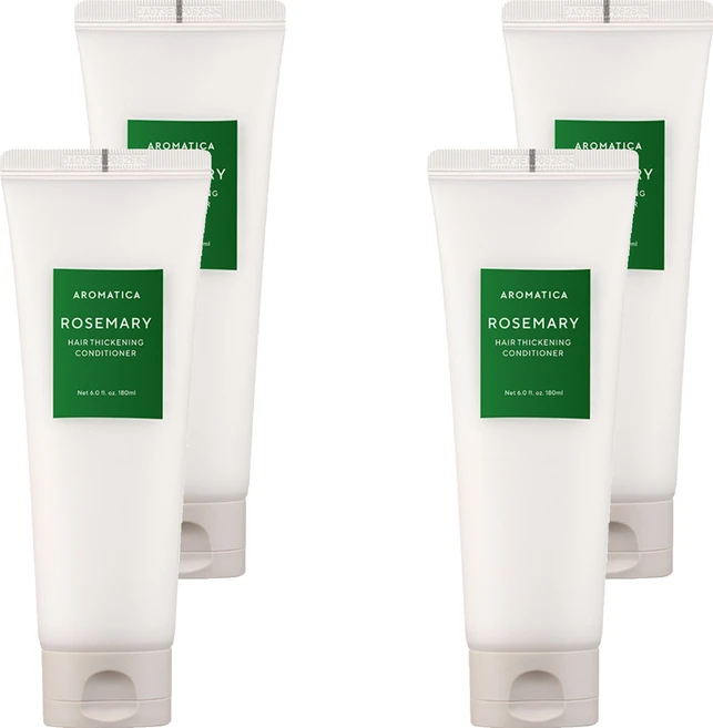 아로마티카 로즈마리 헤어 씨크닝 컨디셔너, 180ml, 4개 - 쿠팡