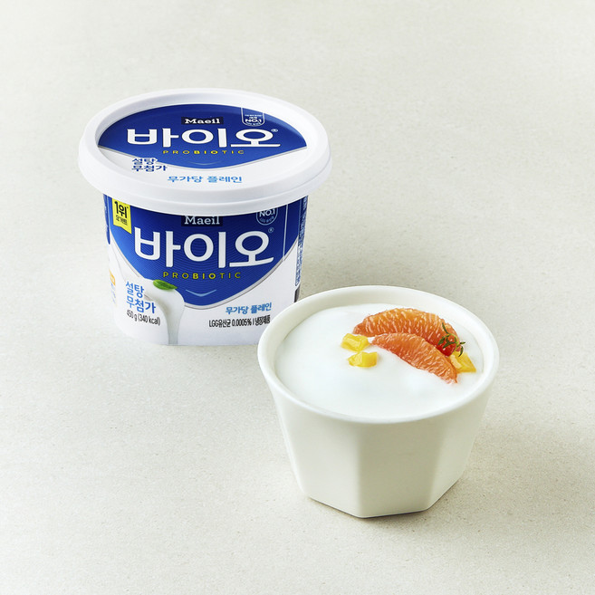 매일바이오 무가당 플레인, 450g, 1개