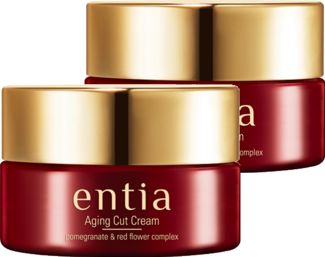 Entia 코리아나 에이징 컷 크림, 60ml, 2개