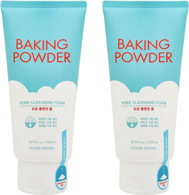 ETUDE 蘇打粉極淨深層毛孔洗面乳, 300g, 2條