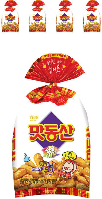 해태제과 맛동산, 90g, 5개