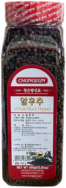청은에프엔비 알후추, 450g, 1개