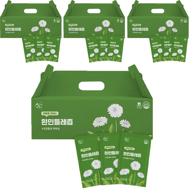 황금이네 흰민들레즙 진액 엑기스 100ml 30포, 3L, 4개