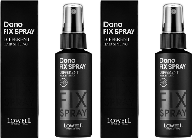 로웰도노 픽스 헤어스프레이, 60ml, 2개
