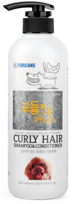 포비스 푸들 전용 샴푸 앤 린스, 550ml, 1개입, 1개
