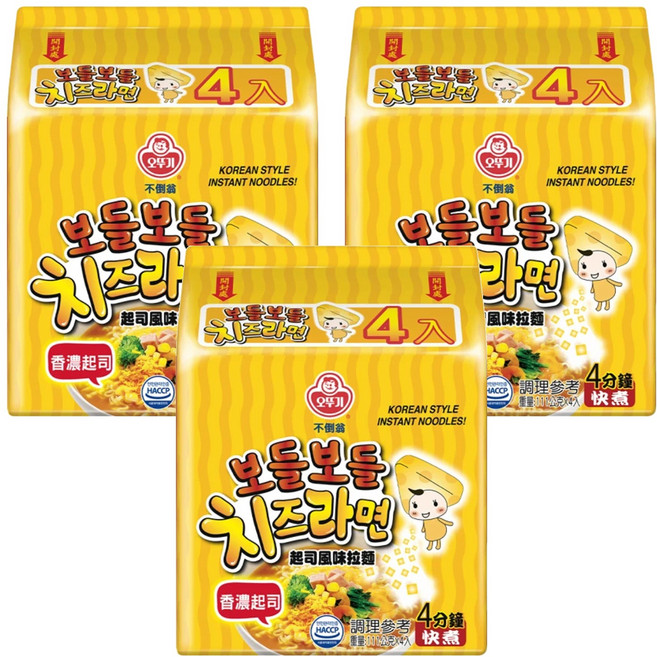 OTOKI 不倒翁 起司風味拉麵 111g, 12包