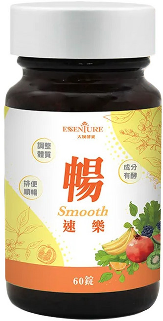 大漢酵素 暢速樂酵素錠 128g, 1罐, 60顆