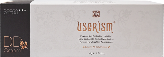 useRIsm 靓肌靚 物理柔霧防曬DD霜 SPF50, 50ml, 1條