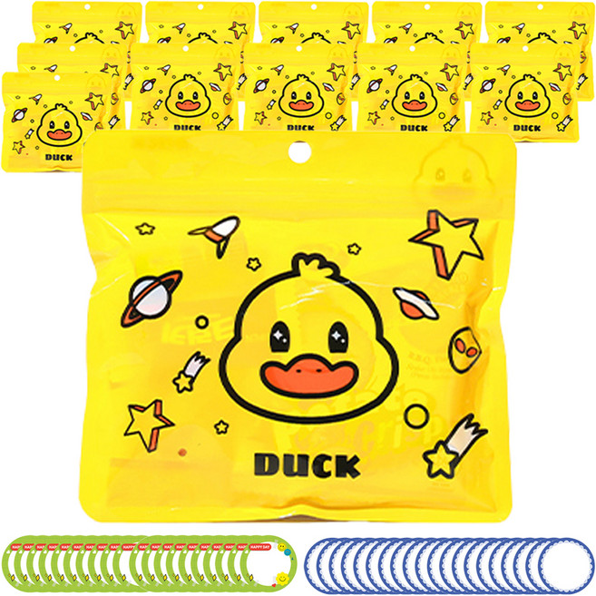 한봄 과자 답례품 어린이집 유치원 간식 선물, 간식 7종 6p + 라벨스티커 20p, 2세트