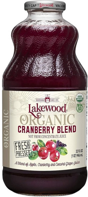 O'natural 歐納丘 Lakewood 有機莓果綜合果汁, 1瓶, 946ml