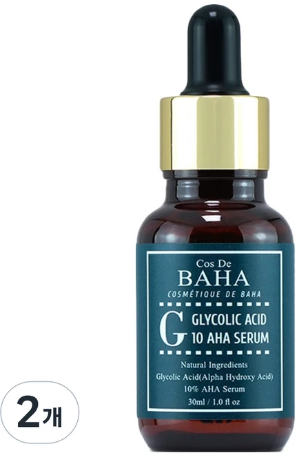 코스드바하 글라이콜릭 애씨드 필링 G 세럼, 30ml, 2개 - 쿠팡