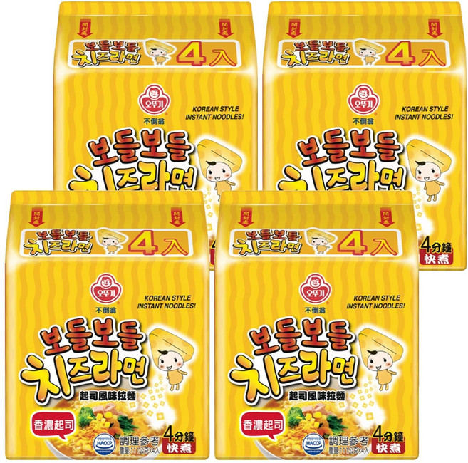 OTOKI 不倒翁 起司風味拉麵 111g, 16包
